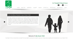 Desktop Screenshot of mydreamchild.com